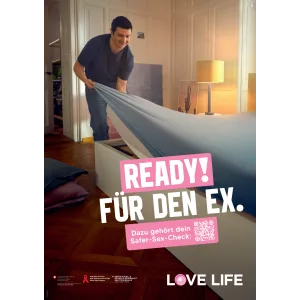 Plakat A3  Love Life - Bett