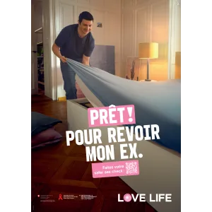 Affiche A3 Love Life - Lit