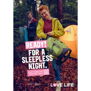 Poster A3 Love Life - Camping