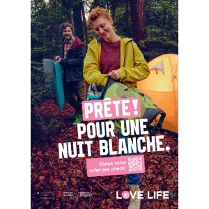 Affiche A3 Love Life - Camping