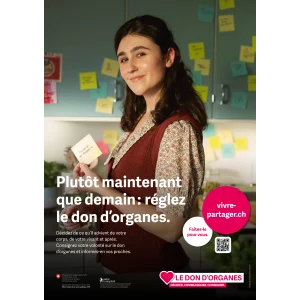 Affiche «Réglez le don d’organes»