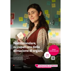 Manifesto «Donazione d’organi: occupati»