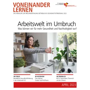 Magazin Betriebl. Gesundheitsförderung