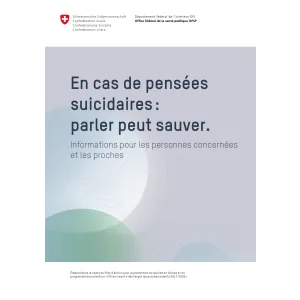 Pensées suicidaires - pers. concernées