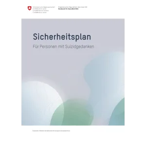 Sicherheitsplan: Personen Suizidgedanken