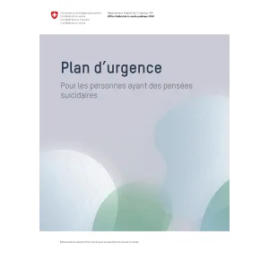 Plan d'urgence - pensées suicidaires