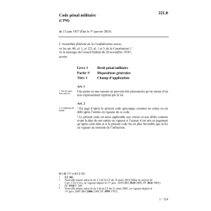 LF code pénal militaire, CPM
