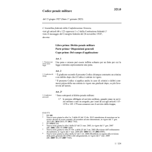 LF Codice penale militare, CPM
