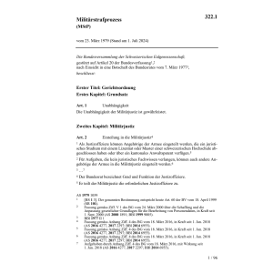 Militärstrafprozess, MStP