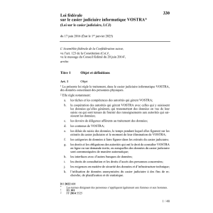 Loi sur le casier judiciai 17.6.2016