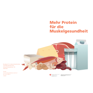 Mehr Protein für die Muskelgesundheit