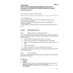 Ordonnance PAGIRUS