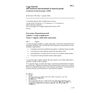 LF assistenza int. materia penale AIMP