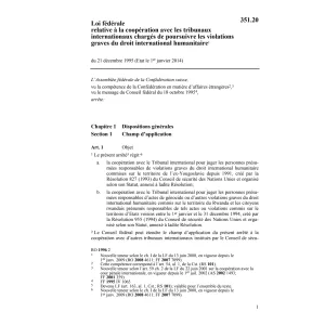 AF violations graves droit international