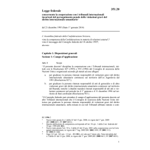 DF tribunali internazionali incaricati