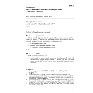 O Ufficio centrale nazionale INTERPOL