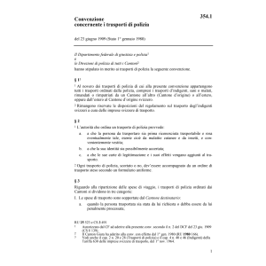 Convenzione trasporti di polizia