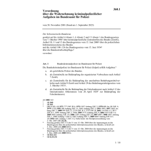 V kriminalpolizeiliche Zentralstellen