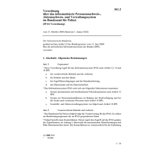 IPAS-Verordnung