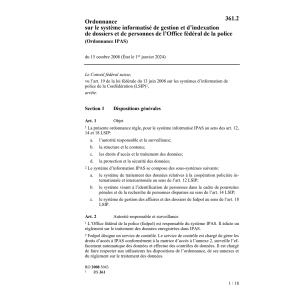 Ordonnance IPAS