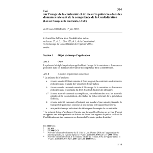 LF usage de la contrainte, (LUsC)