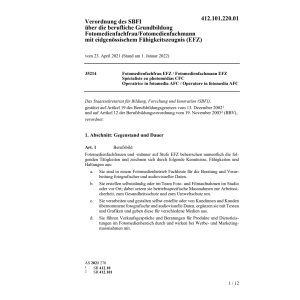 V BBT Fotofachfrau /Fotofachmann