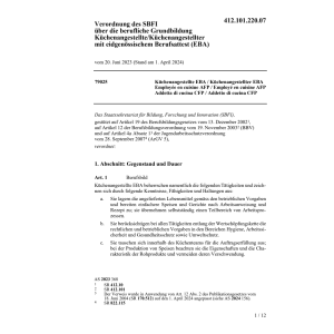 V BBT  Küchenangestellte/er