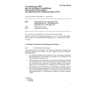 V BBT  Informatiker/Informatikerin