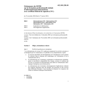 O  OFFT  informaticien/informaticienne
