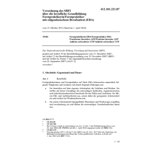 V SBFI Forstpraktiker/in EBA