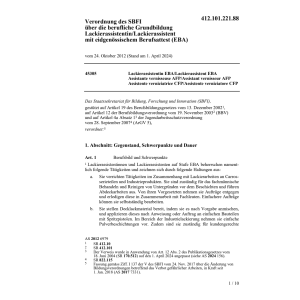 V SBFI Lackierassistent/in EBA