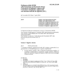 O SEFRI Costruttore impianti appar. AFC