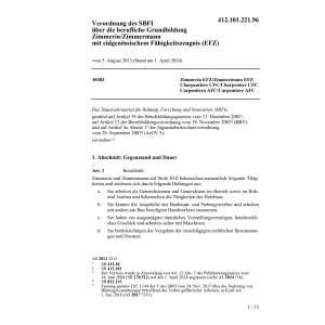 V SBFI Zimmerin/Zimmermann EFZ