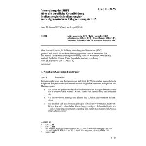 V SBFI Isolierspenglerin/spengler EFZ