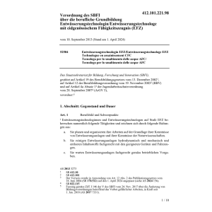 V SBFI Entwässerungstechnologin/ge EFZ