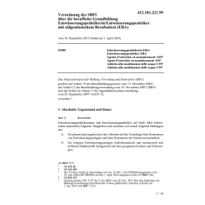 V SBFI Entwässerungspraktikerin/er EBA