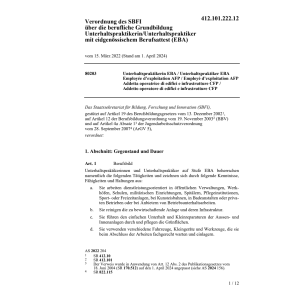 V SBFI Unterhaltspraktiker/in EBA