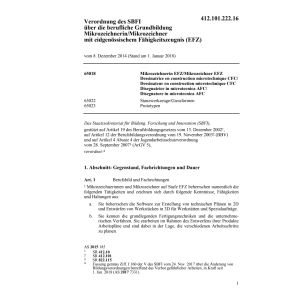 V SBFI Mikrozeichnerin/Mikrozeichner EFZ