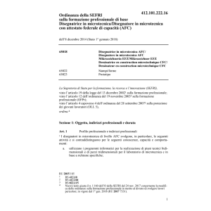 O SEFRI Disegnatrice/tore microtec. AFC