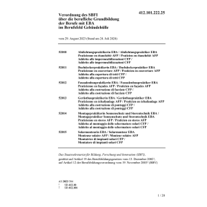 V SBFI berufl. Grund. Gebäudehülle EBA