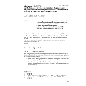O SEFRI 27.4.18 form attestation fédéral