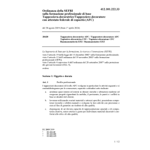 O SEFRI 30.8.19 form. tappezz.-dec. AFC