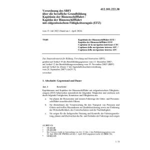 V SBFI Kapitän Binnenschifffahrt