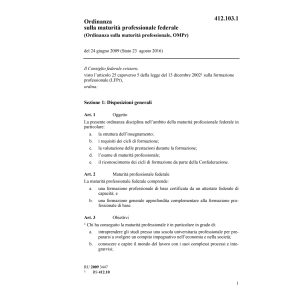 O sulla maturità professionale OMPr