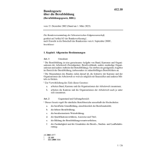 BG Berufsbildung, BBG
