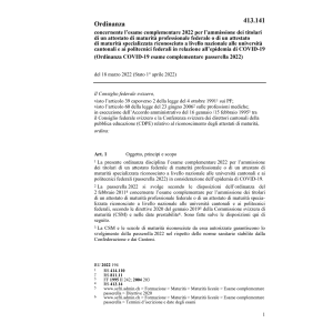 O 12.3.21 esame complementare 2021