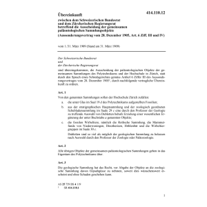 Uebereinkunft Bundesrat/RegierungsratZH