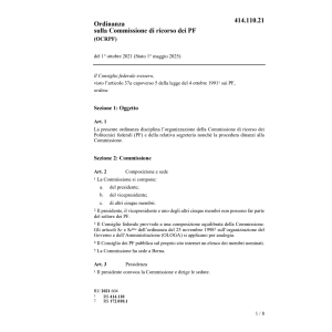 R Commissione di ricorso dei PF
