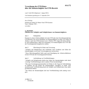 Beteiligungsverordnung ETH-Bereich