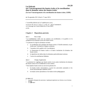LF coordination hautes écoles, LEHE